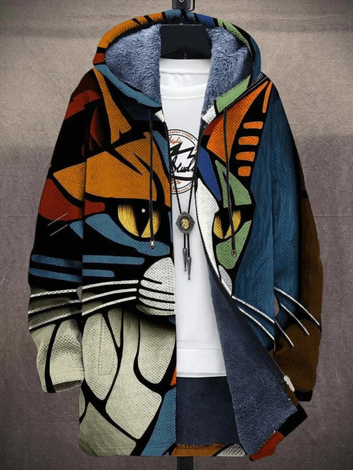 Dani | Cardigan artistico in tessuto premium