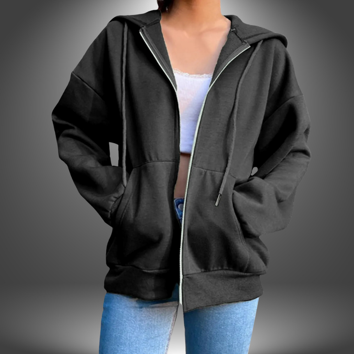 Mary | Felpa Premium con Zip Oversize