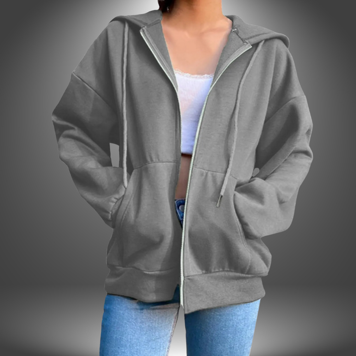 Mary | Felpa Premium con Zip Oversize