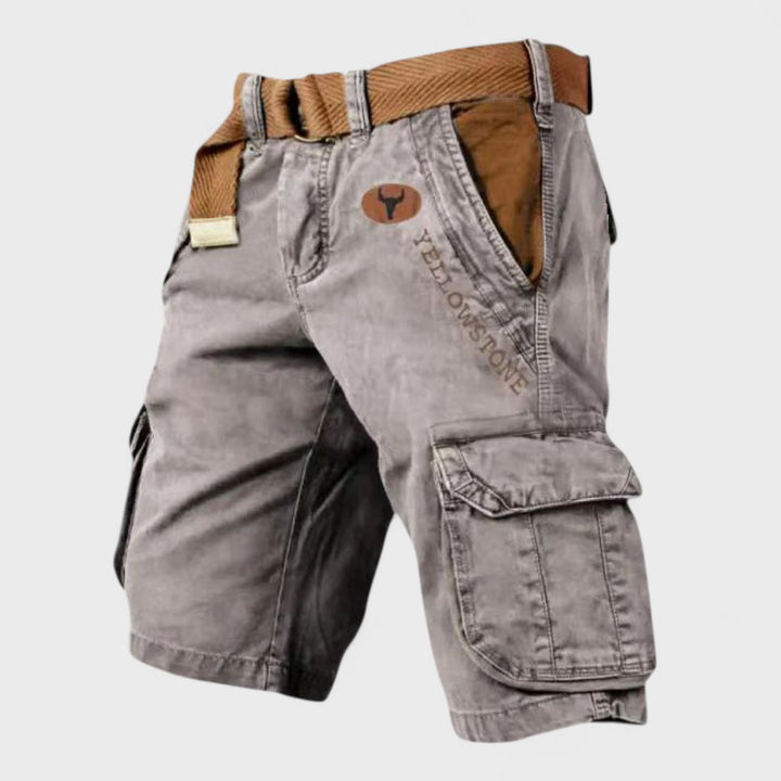 Luca | Pantaloni Corti Cargo Artigianali da Uomo