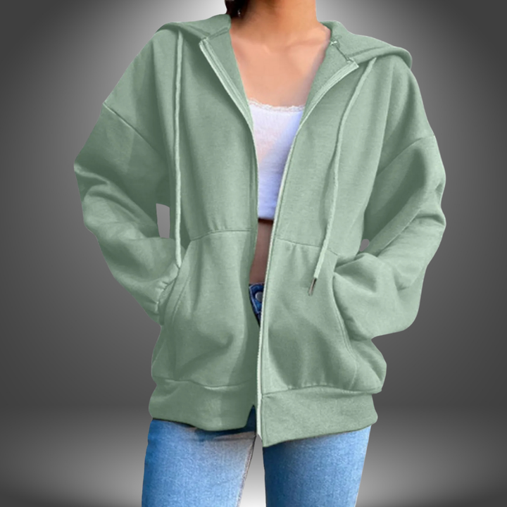 Mary | Felpa Premium con Zip Oversize