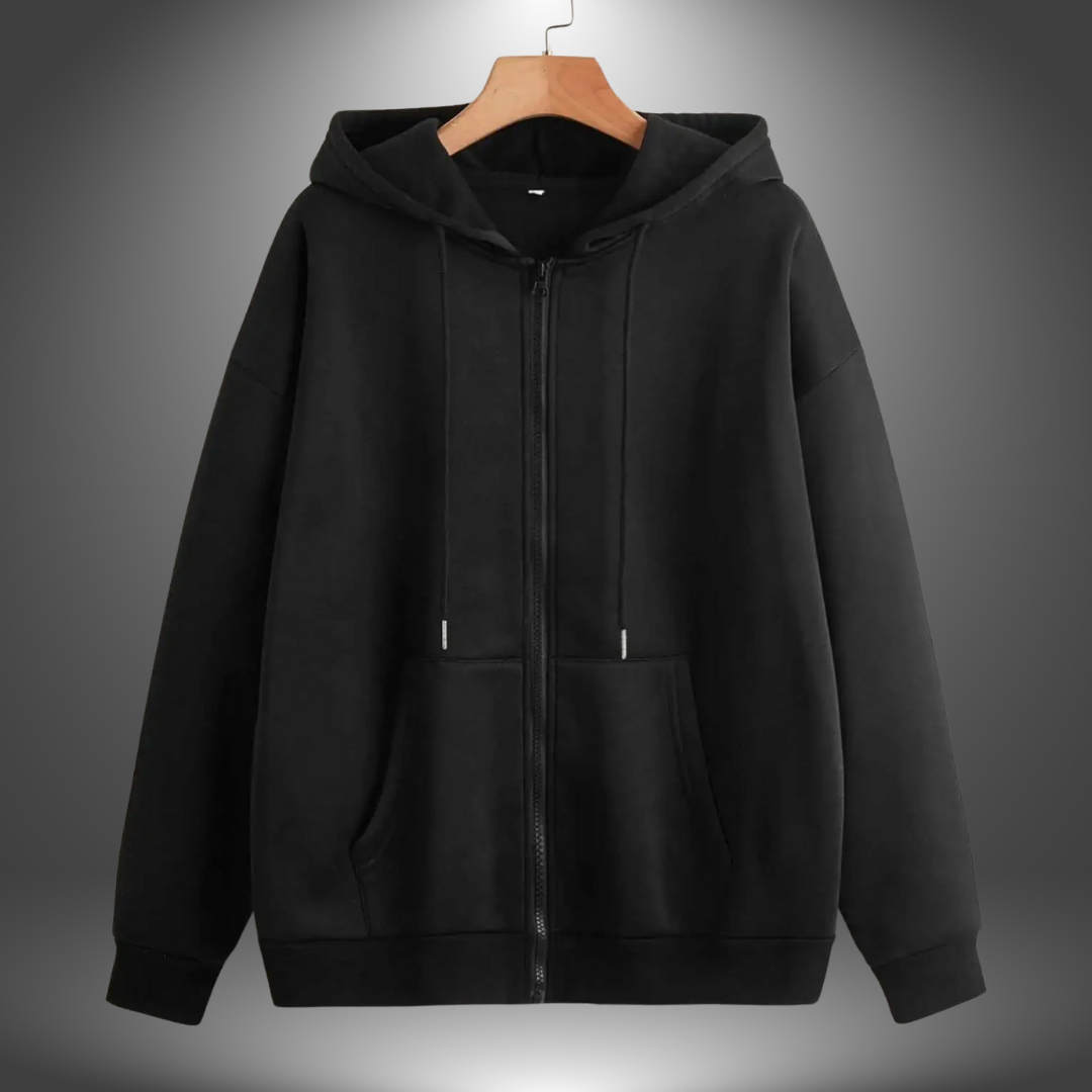 Laura | Felpa Premium con Zip e Cappuccio Sportiva