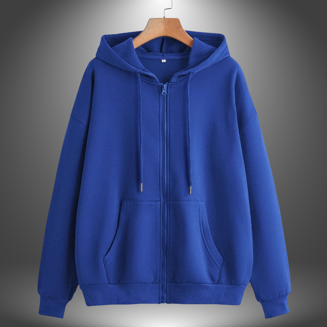 Laura | Felpa Premium con Zip e Cappuccio Sportiva