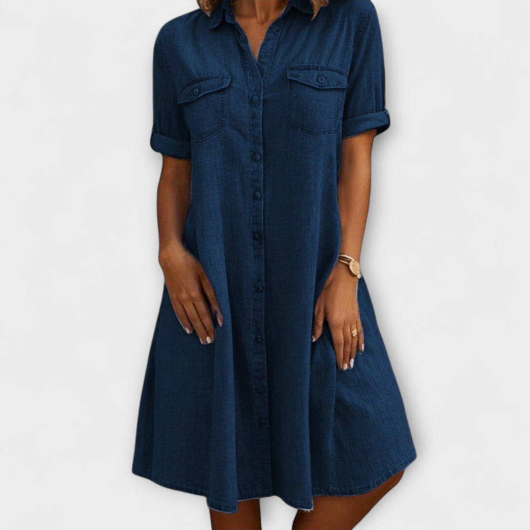 Lenne | Abito Artigianale in Cotone Casual