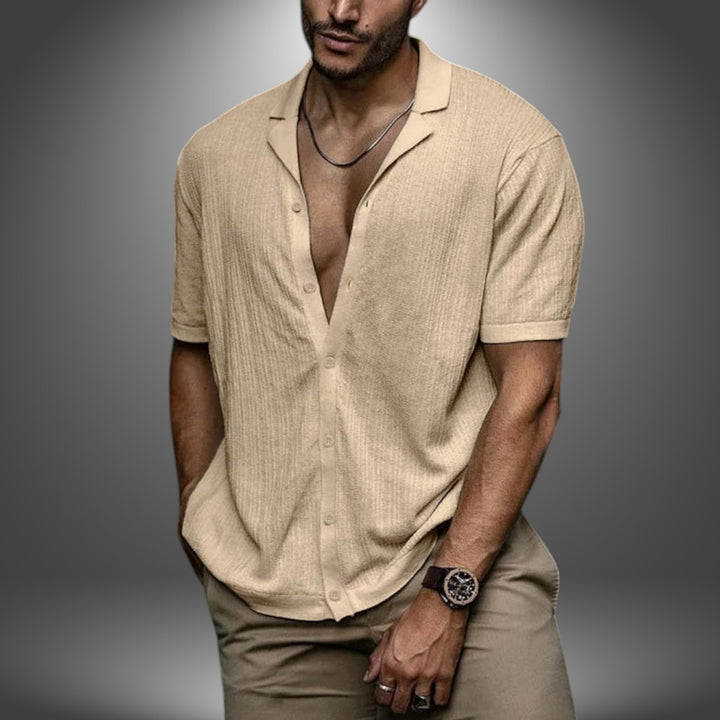 Lorenzo | Camicia Artigianale in Lino da Uomo
