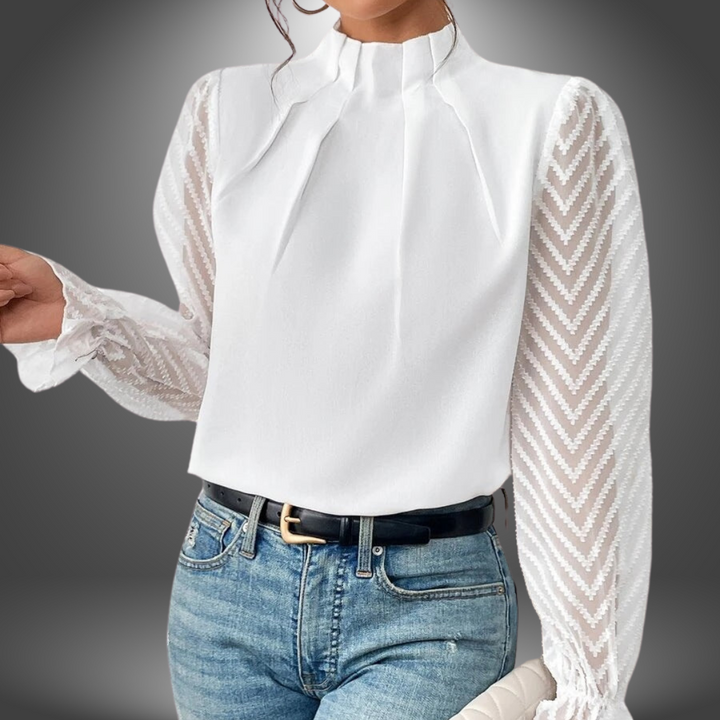 Giulia | Blusa Artigianale In Pizzo da Donna