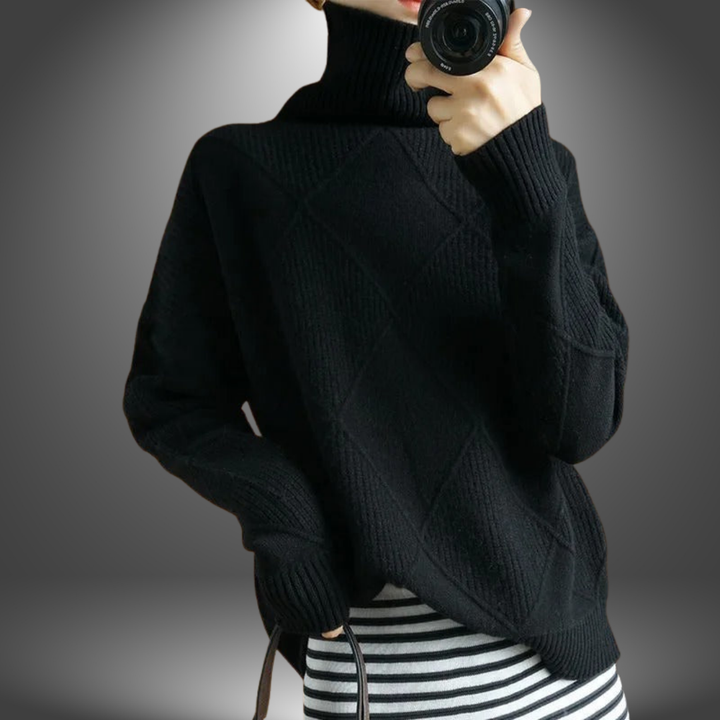 Ciri™ |  Pullover a Scacchi da Donna