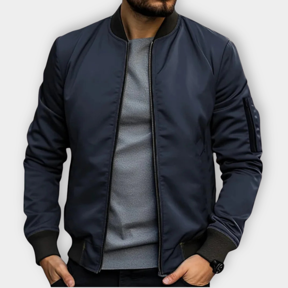Raven | Giacca Bomber Premium con Tasche Multiple