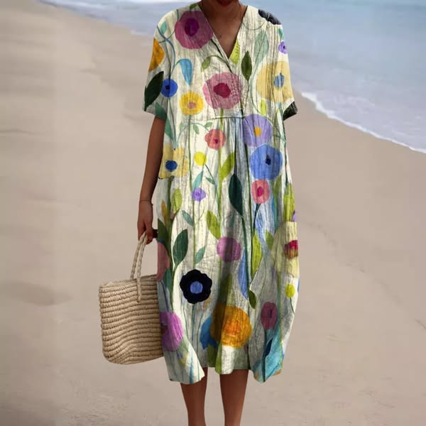 Bernadette | Vestito Corto Premium a Fiori