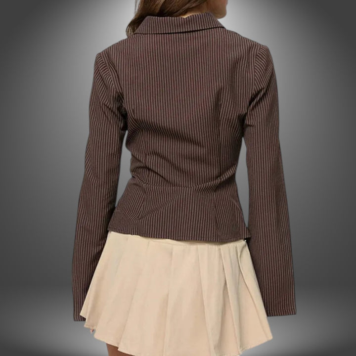 Eva | Blusa Elegante Artigianale a Costine
