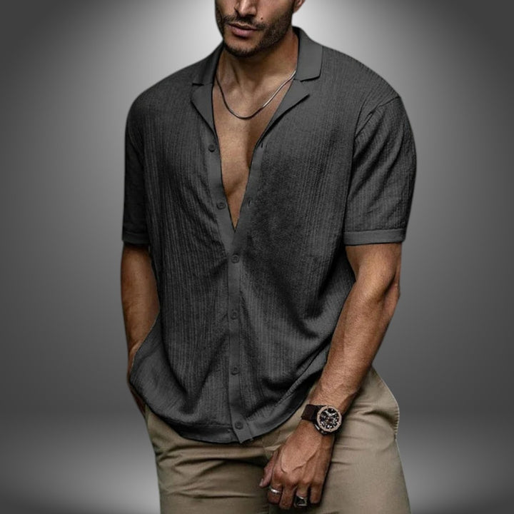 Lorenzo | Camicia Artigianale in Lino da Uomo