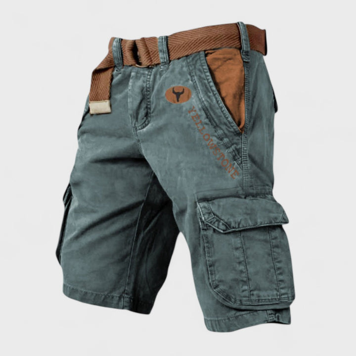 Luca | Pantaloni Corti Cargo Artigianali da Uomo