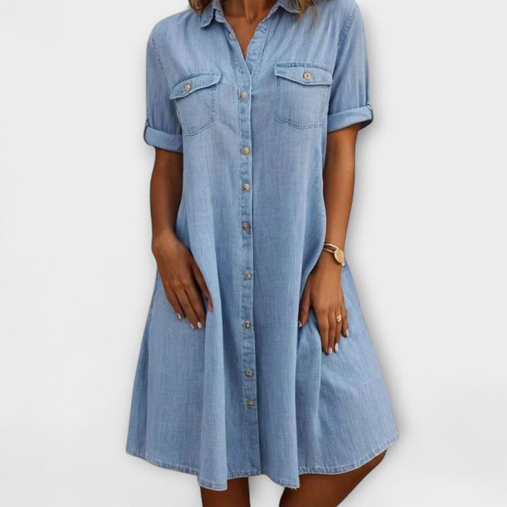 Lenne | Abito Artigianale in Cotone Casual