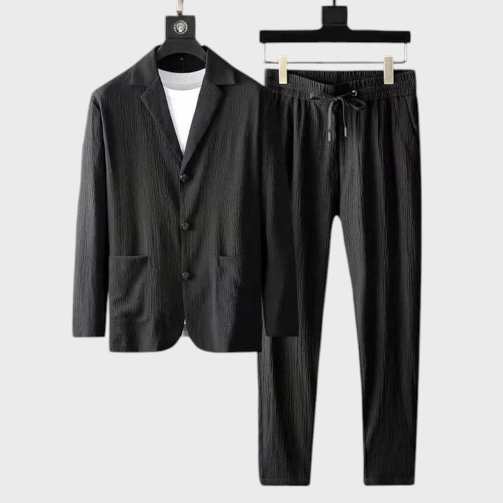 Horacy | Set Blazer in Lino Artigianale da Uomo