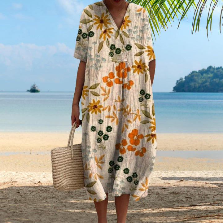 Bernadette | Vestito Corto Premium a Fiori