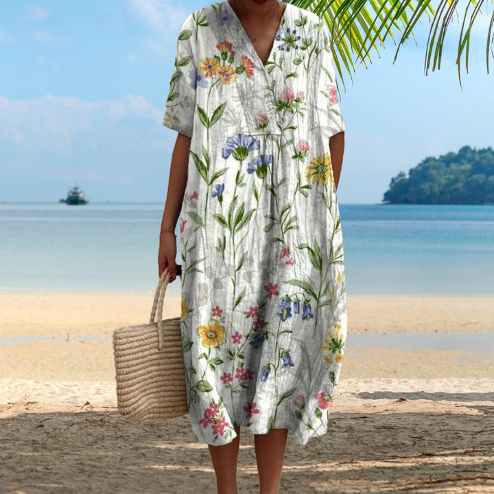 Bernadette | Vestito Corto Premium a Fiori