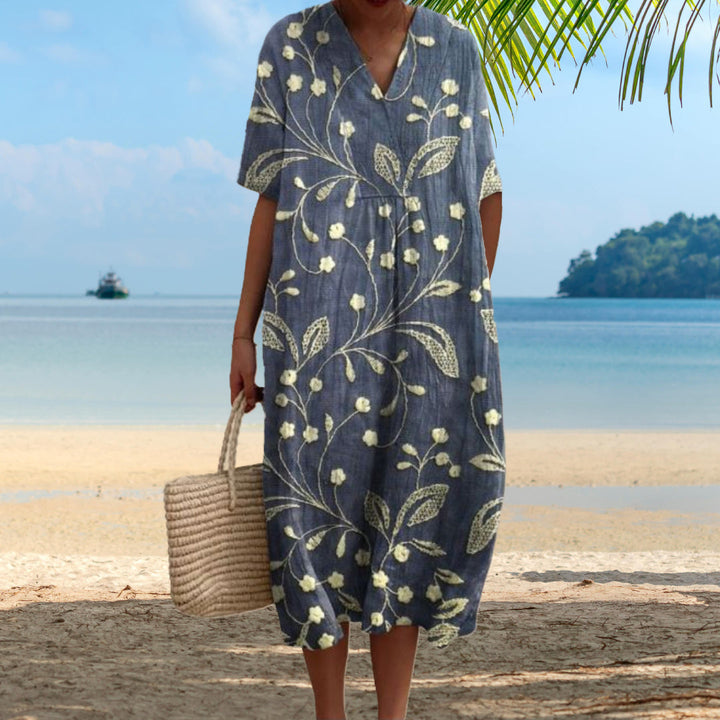 Bernadette | Vestito Corto Premium a Fiori