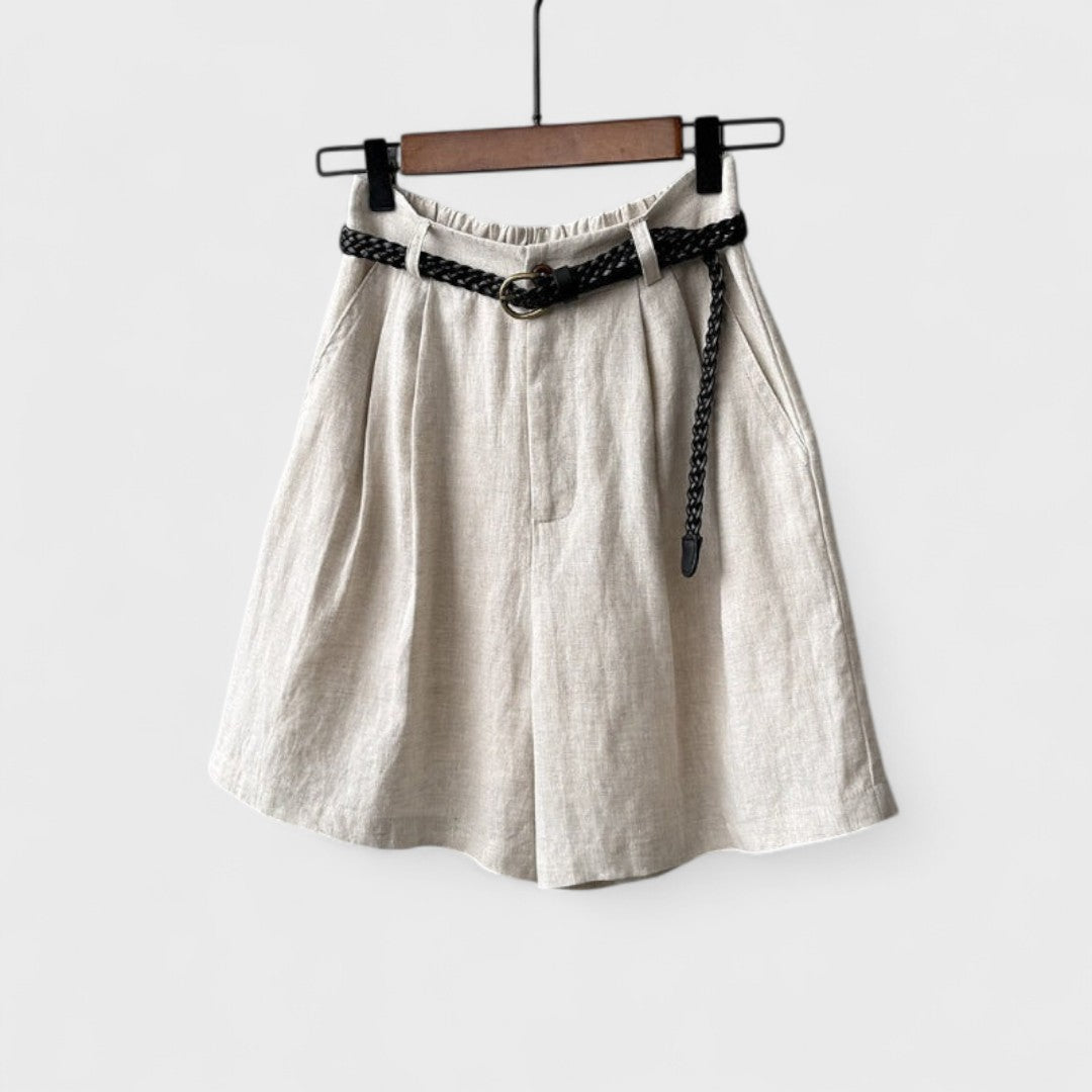 Kayla | Shorts Premium in Lino da Donna