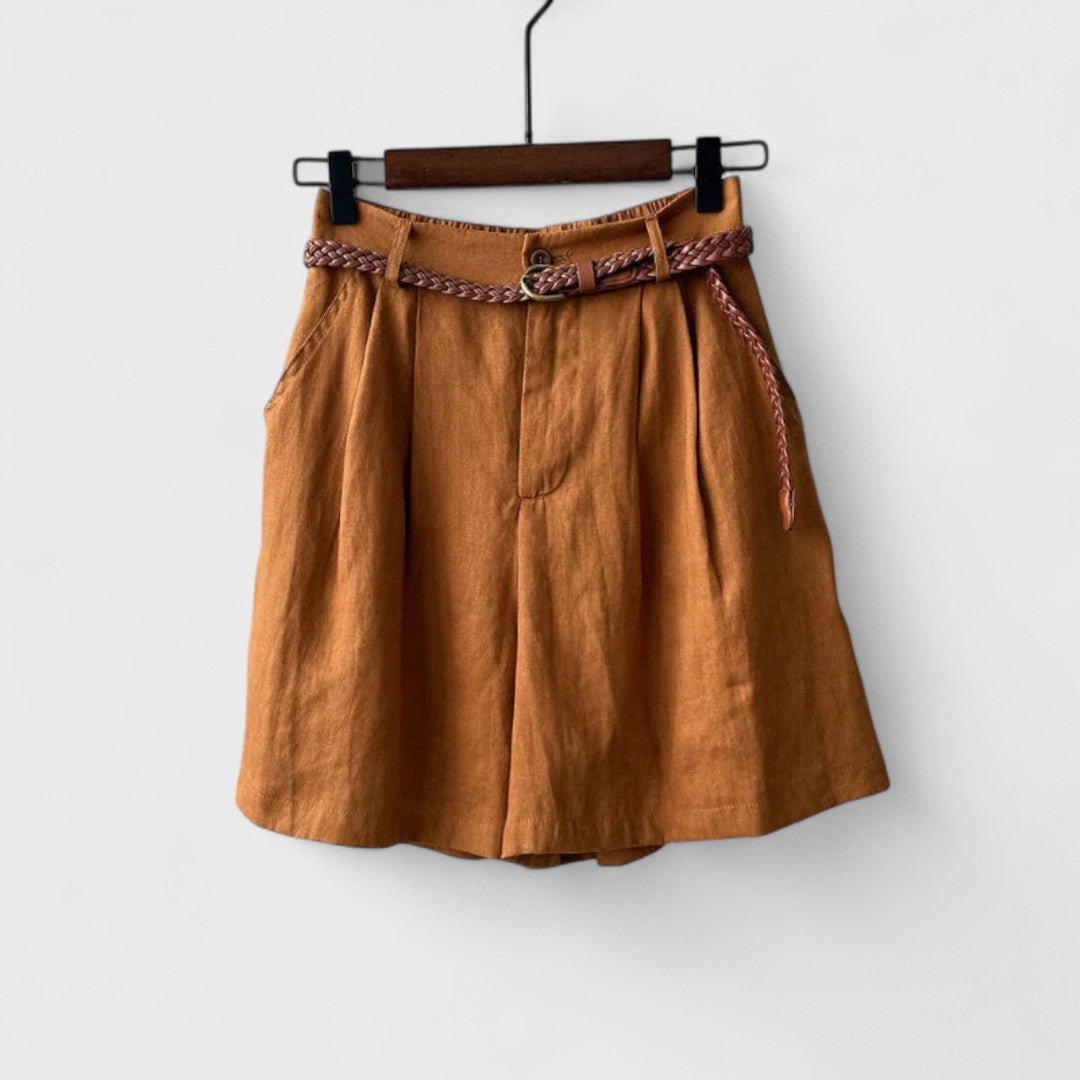 Kayla | Shorts Premium in Lino da Donna