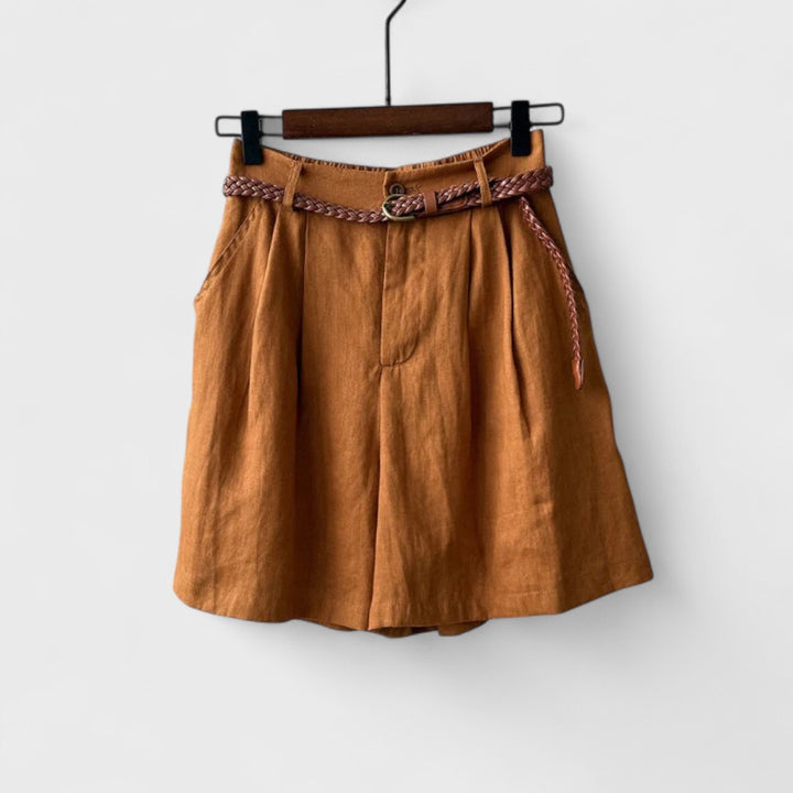 Kayla | Shorts Premium in Lino da Donna