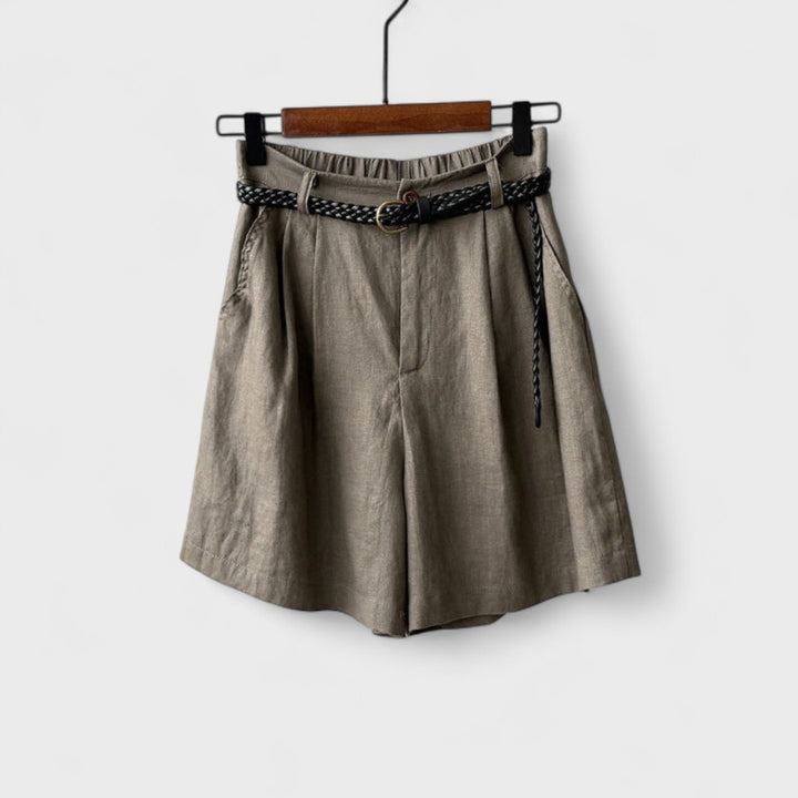 Kayla | Shorts Premium in Lino da Donna