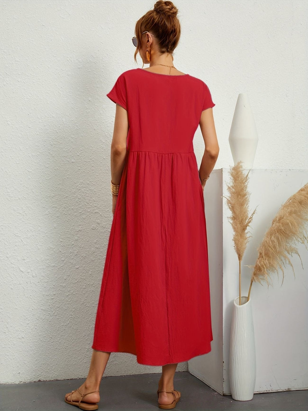 Brenda™ | Vestito Casual Premium in Viscosa Stampata
