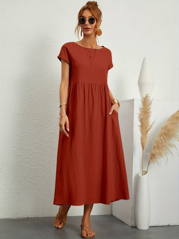 Brenda™ | Vestito Casual Premium in Viscosa Stampata