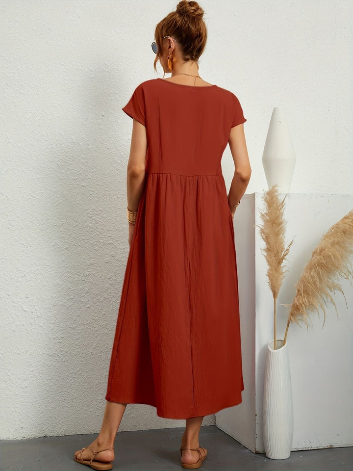 Brenda™ | Vestito Casual Premium in Viscosa Stampata