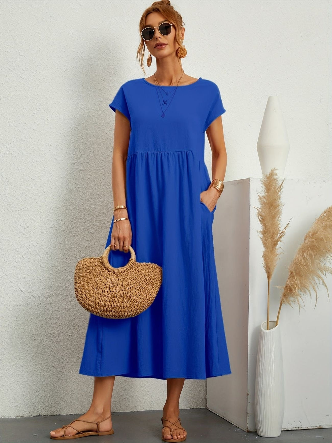 Brenda™ | Vestito Casual Premium in Viscosa Stampata