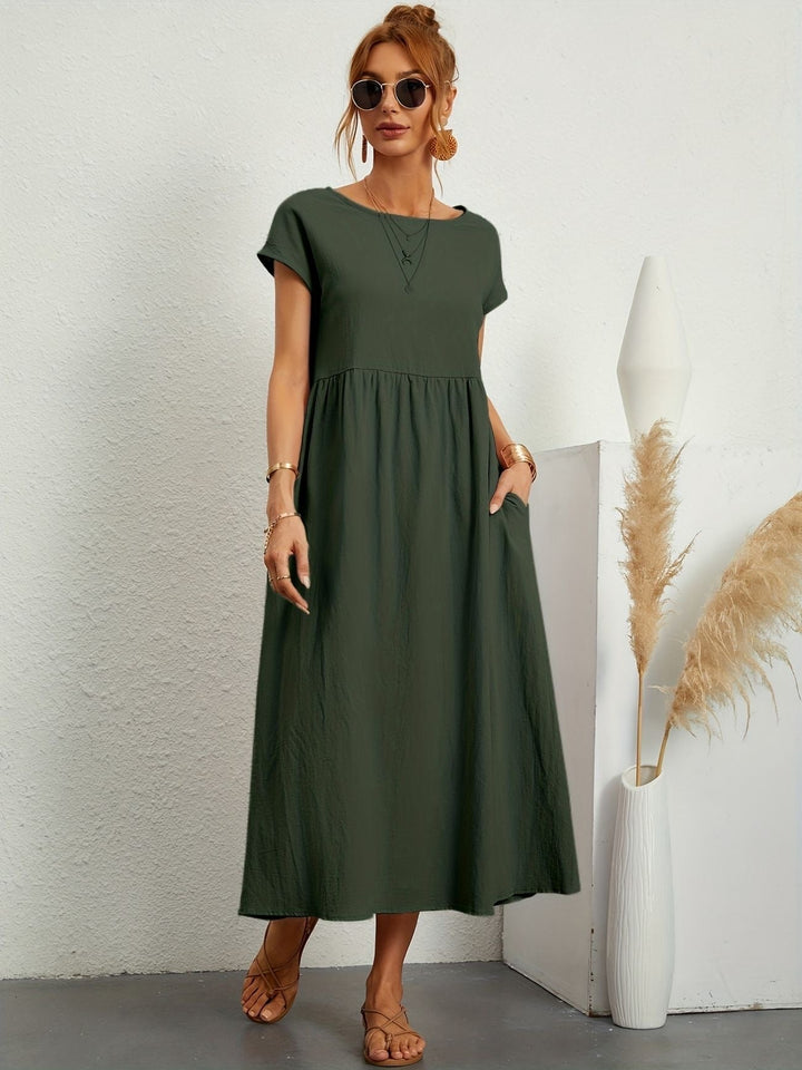 Brenda™ | Vestito Casual Premium in Viscosa Stampata