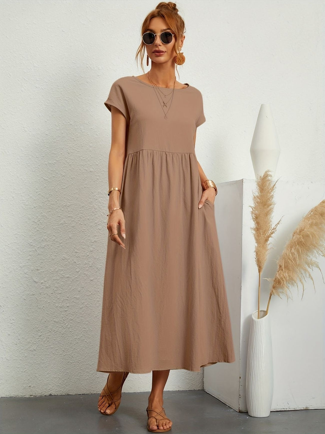 Brenda™ | Vestito Casual Premium in Viscosa Stampata
