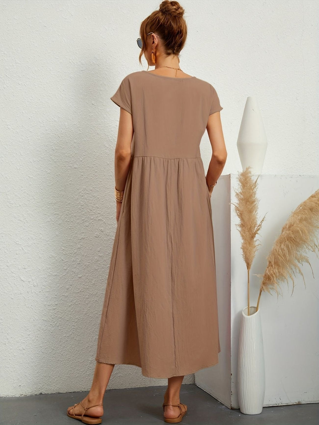 Brenda™ | Vestito Casual Premium in Viscosa Stampata