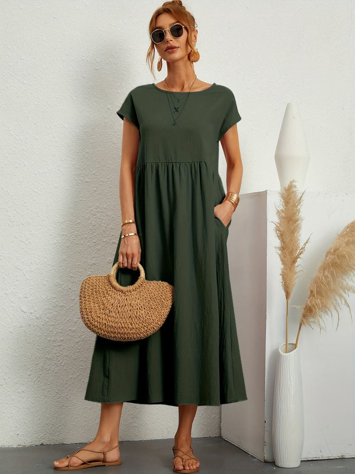 Brenda™ | Vestito Casual Premium in Viscosa Stampata