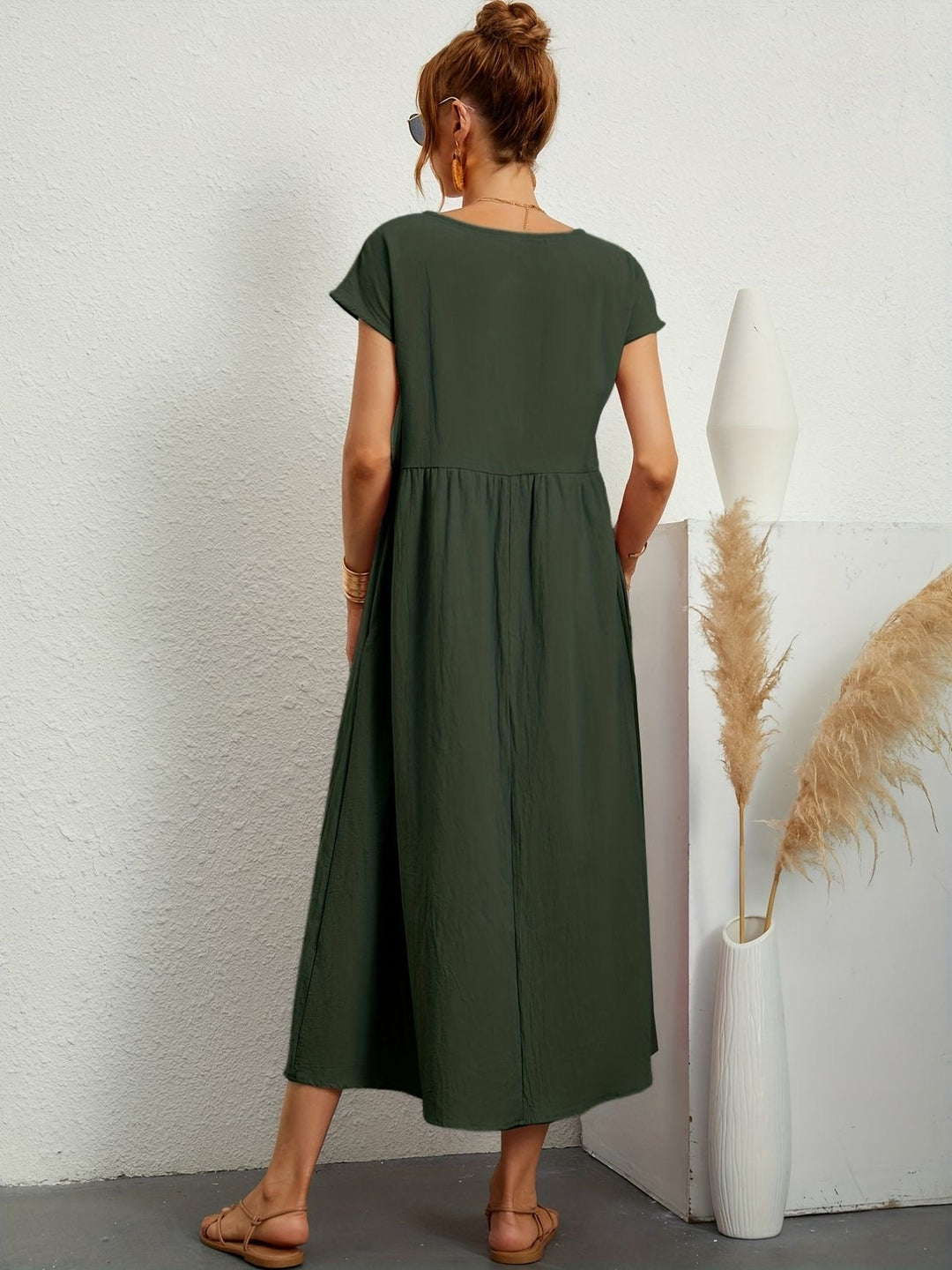 Brenda™ | Vestito Casual Premium in Viscosa Stampata