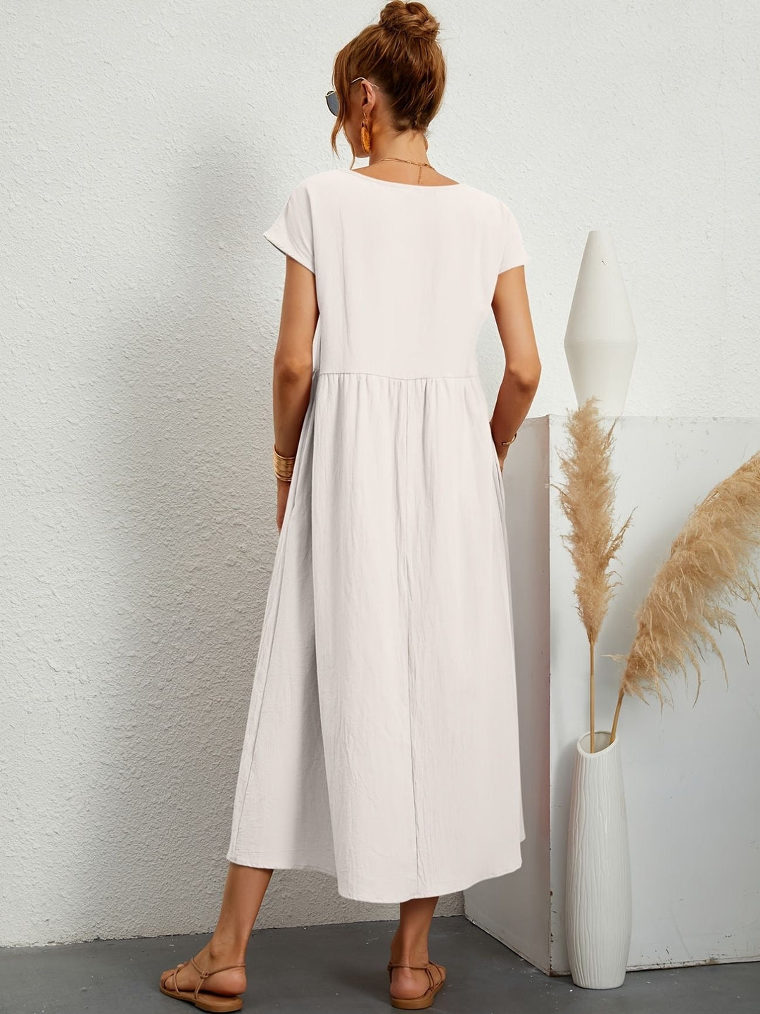 Brenda™ | Vestito Casual Premium in Viscosa Stampata