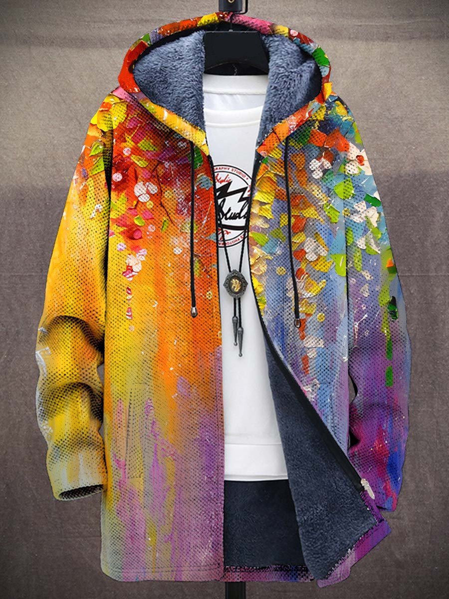 Dani | Cardigan artistico in tessuto premium
