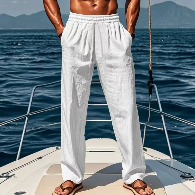 Elyas | Pantaloni Premium in Lino Relaxed
