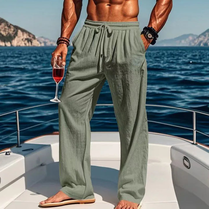 Elyas | Pantaloni Premium in Lino Relaxed