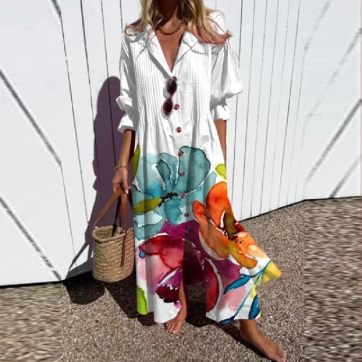 Rosalie™ | Abito Boho Premium in Viscosa Sostenibile