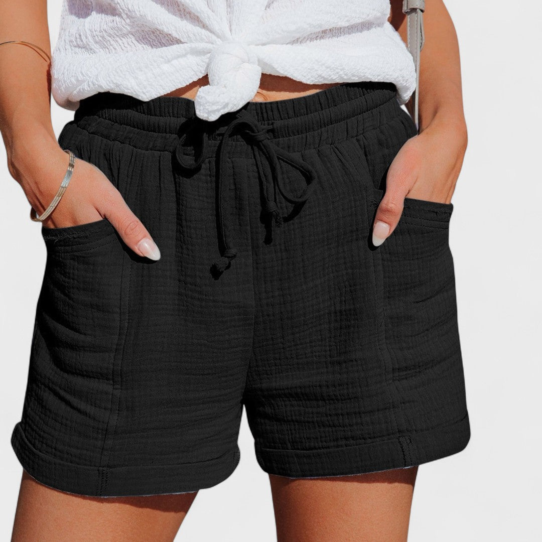 Claudette | Pantaloni Corti Artigianali in Cotone