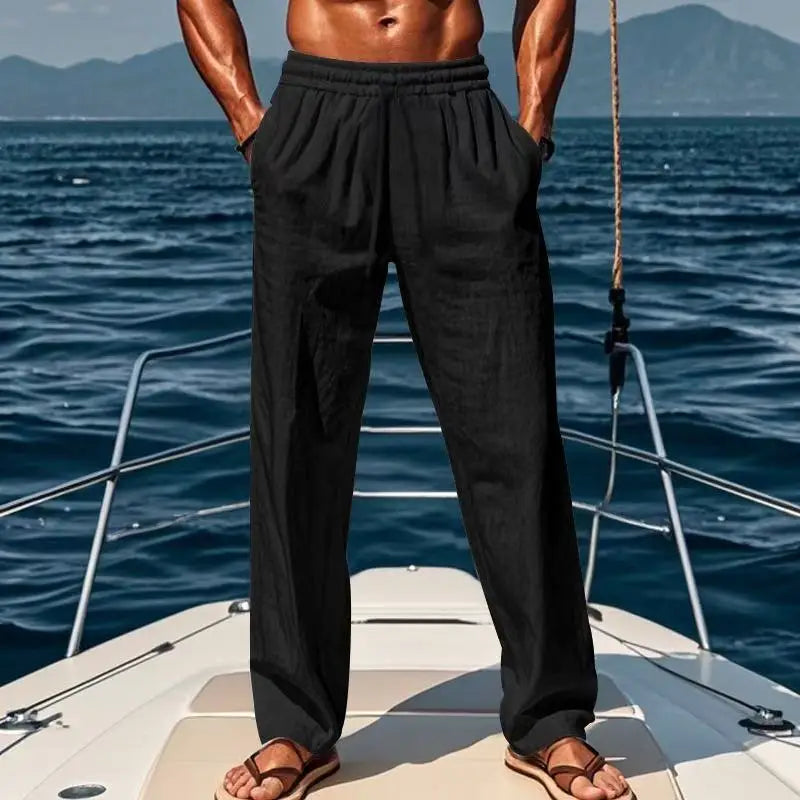 Elyas | Pantaloni Premium in Lino Relaxed