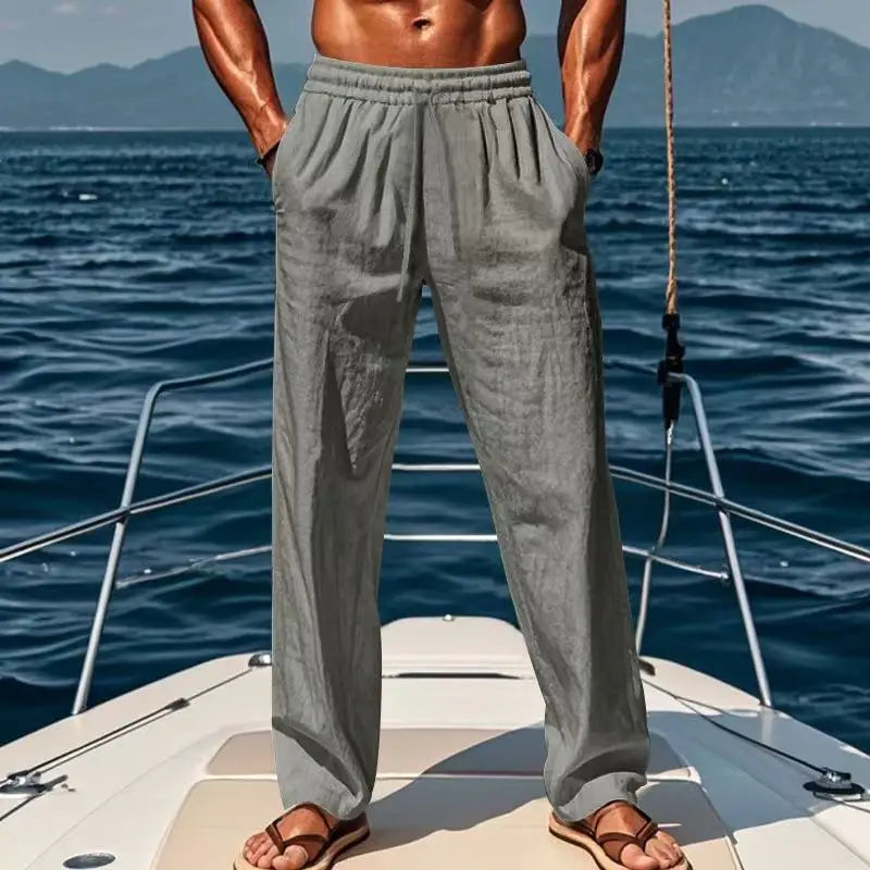 Elyas | Pantaloni Premium in Lino Relaxed