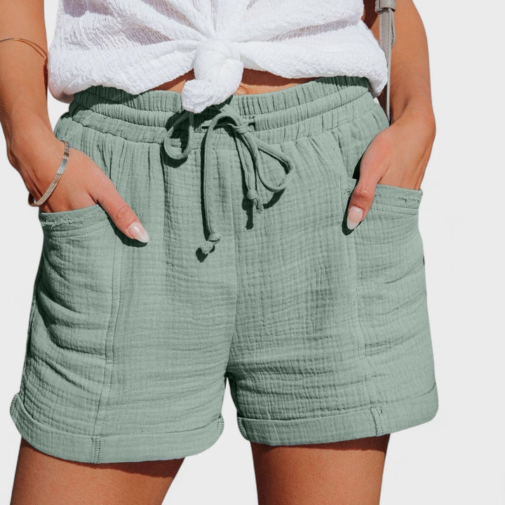 Claudette | Pantaloni Corti Artigianali in Cotone