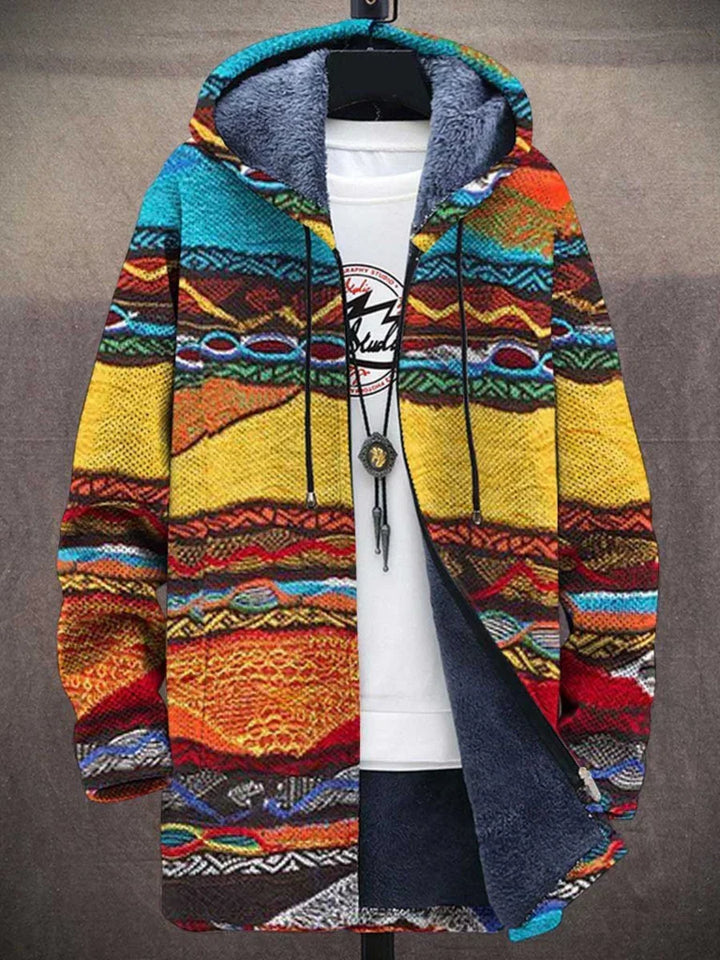 Dani | Cardigan artistico in tessuto premium