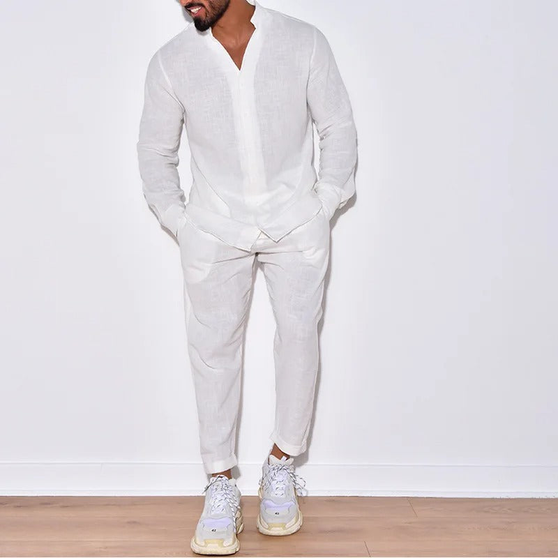Mar™ | Set Camicia e Pantaloni in lino