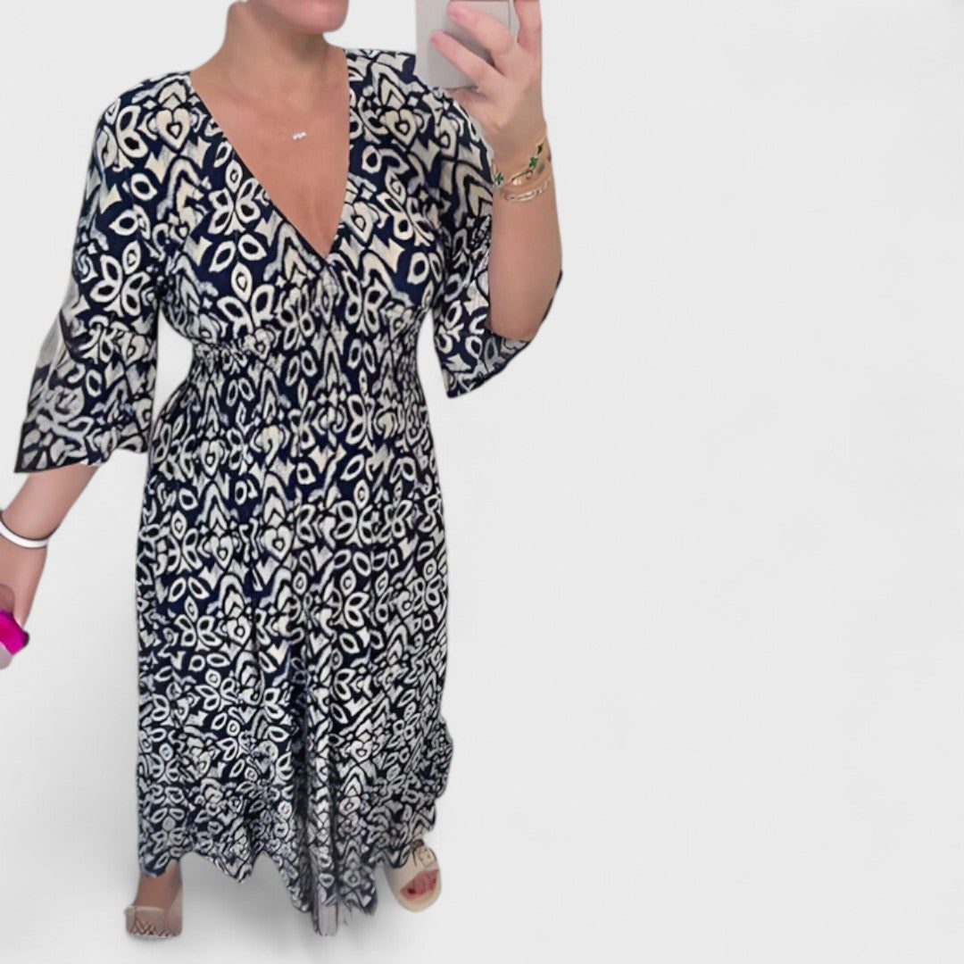 Louise | Abito Boho Premium con Ricami Fatti a Mano
