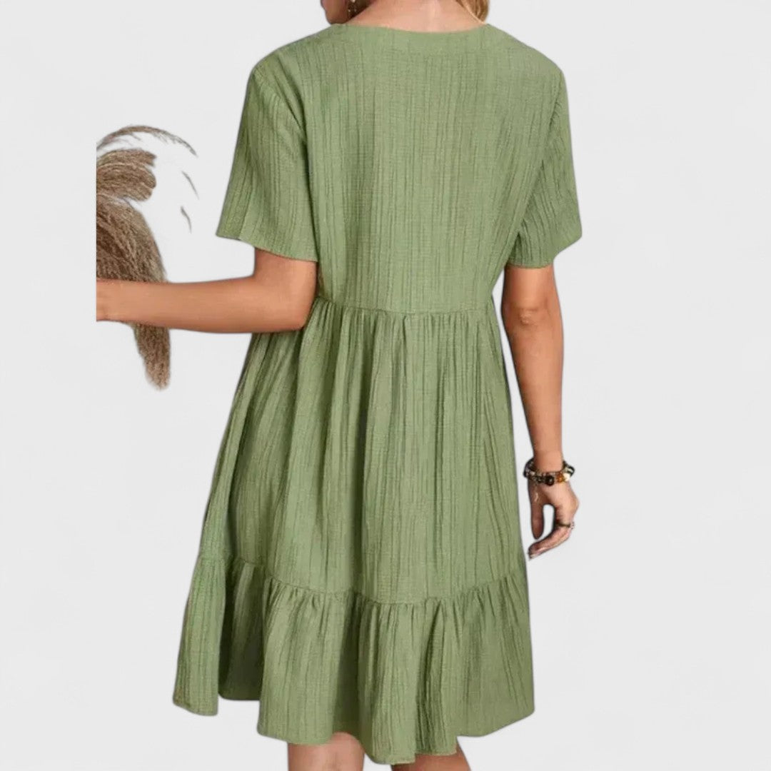 Enora | Abito Elegante Premium in Seta Lucida