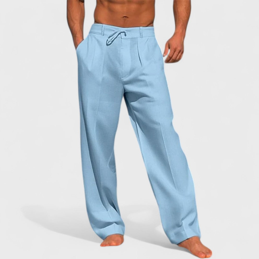 Andrei | Pantaloni in Lino Ispirati da Temptation Island