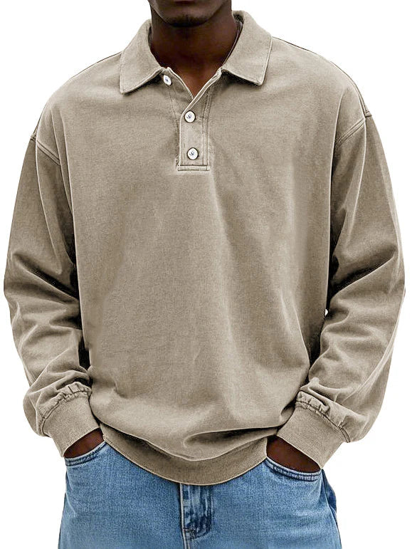 Wilfred - Weicher Polo-Pullover