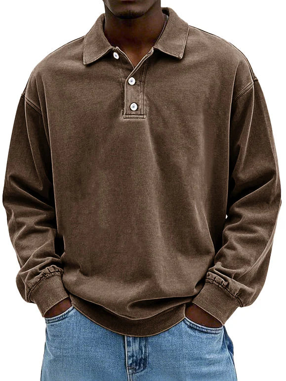 Wilfred - Weicher Polo-Pullover
